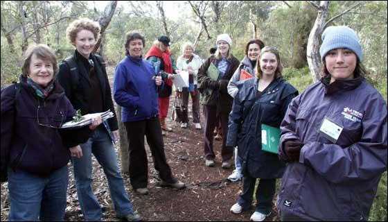 The happy group at the Melbourne Wildlife Sanctuary