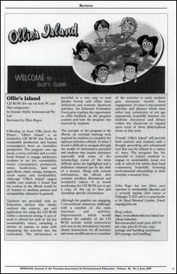 EINGANA &ndash; Victorian Association of Environmental Education June 2007