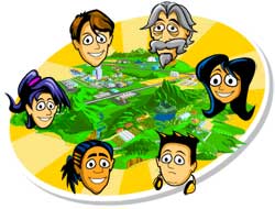 Ollie and friends on Island in 2006