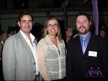 Ollie creators Peter Broadbent, Jane Stewart and Tim Austin at AIMIA awards