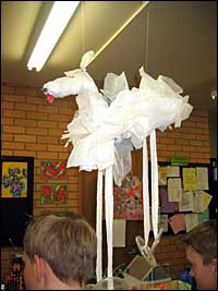 Plastic dog