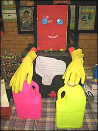 Recycled plastic toy