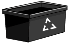 HDPE bin