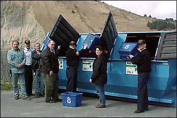 Recycling at Kodiak, Alaska
