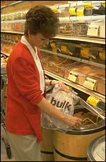 Buying in bulk is a great way to reduce packaging