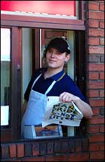 Litter awareness at the drive-through!