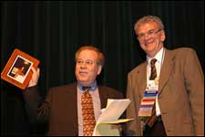 Receiving SWANA award