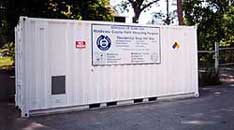 Unstaffed recycling point