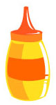 Squeezable LDPE bottle