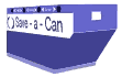 Steel can bank