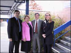Ollie's parents with Senator Robert Hill