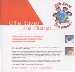 Ollie Saves the Planet appears in APIC report
