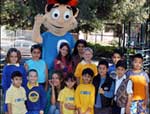 Suzie Wilks with Ollie and kids
