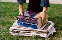 Recycling telephone books