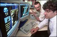 Telstra employees video conference