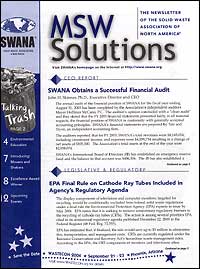 MSW Solutions newsletter